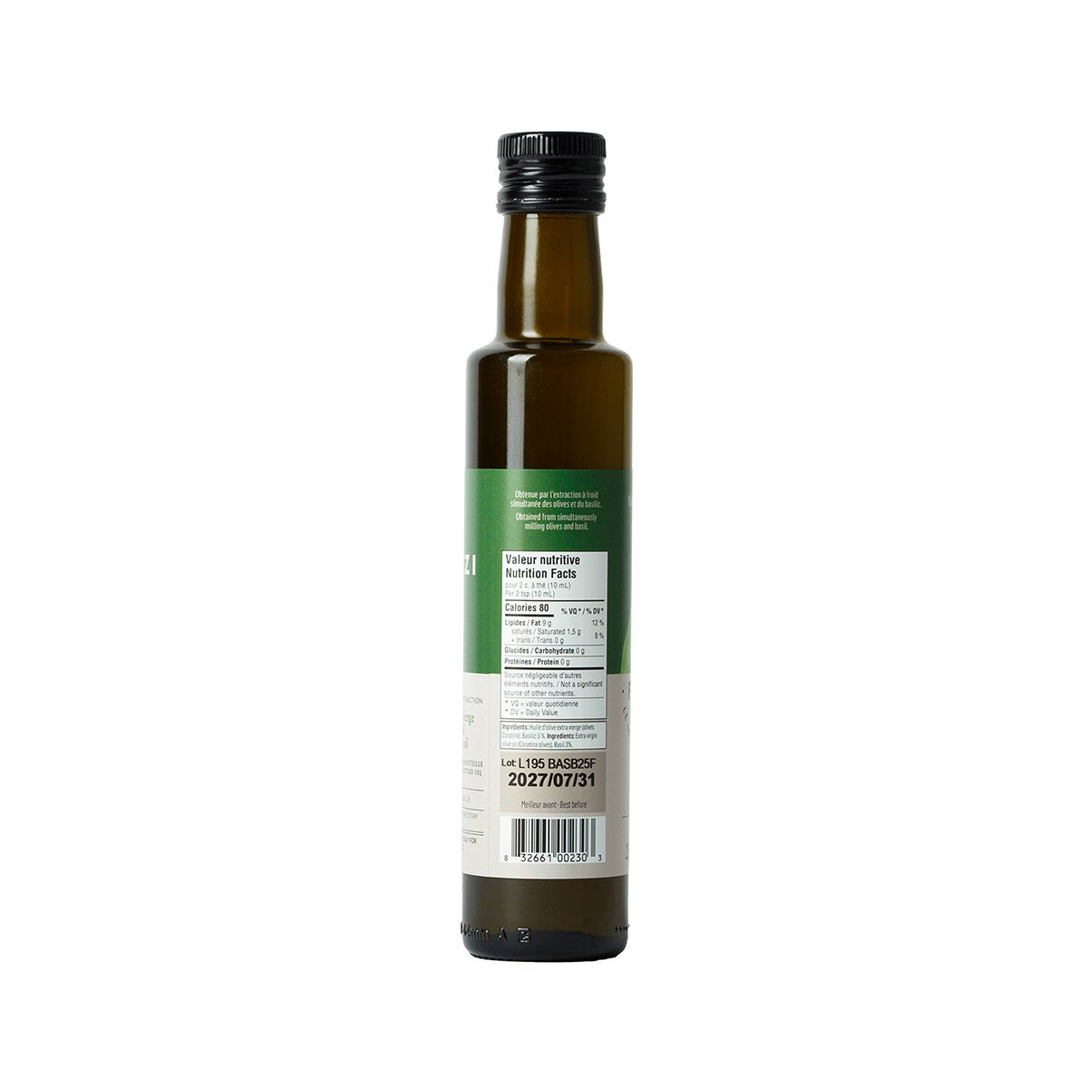 Favuzzi - Huile d'Olive Extra Vierge au Basilic