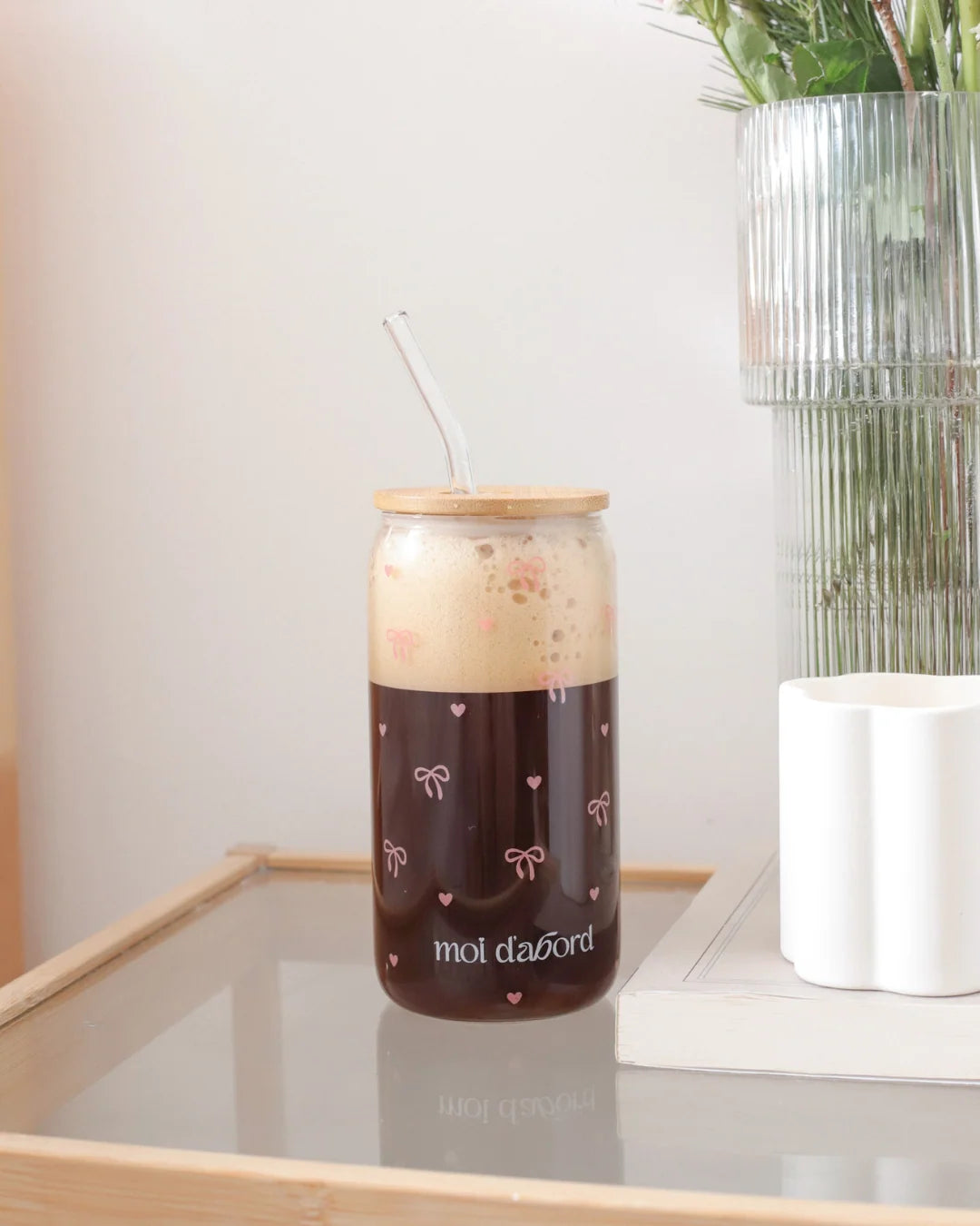 Moi D'abord - Tumbler en Verre Amour en Boucle