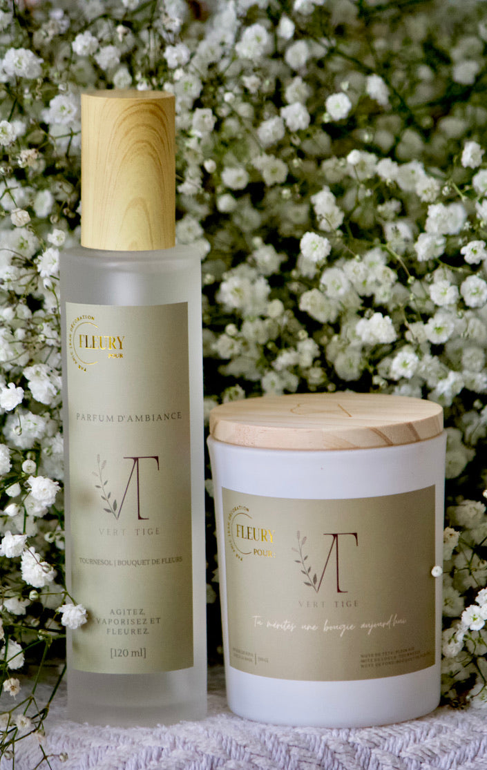Duo D'ambiance Vert Tige X Fleury