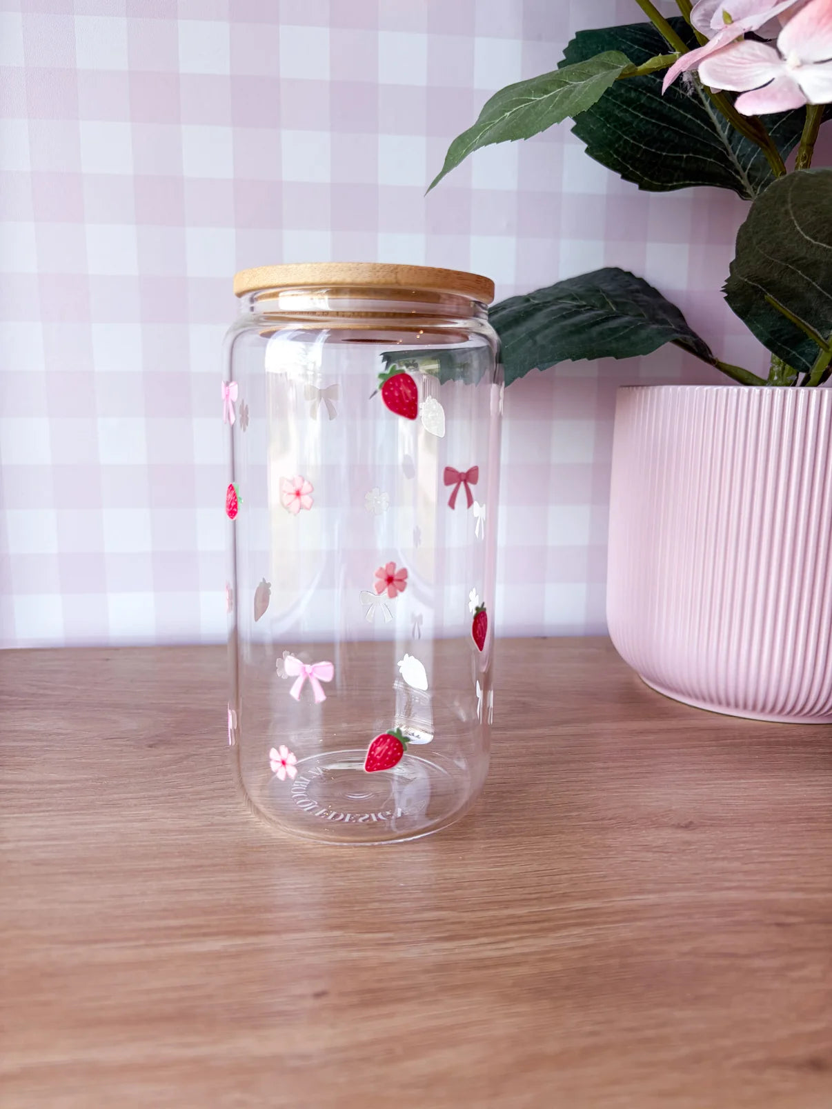 Alarocque Design - Verre 16 oz - Fraises
