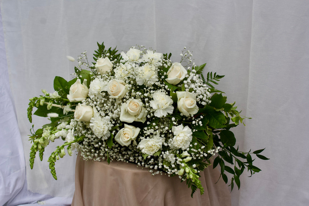 Coussin de cercueil - Amour Blanc