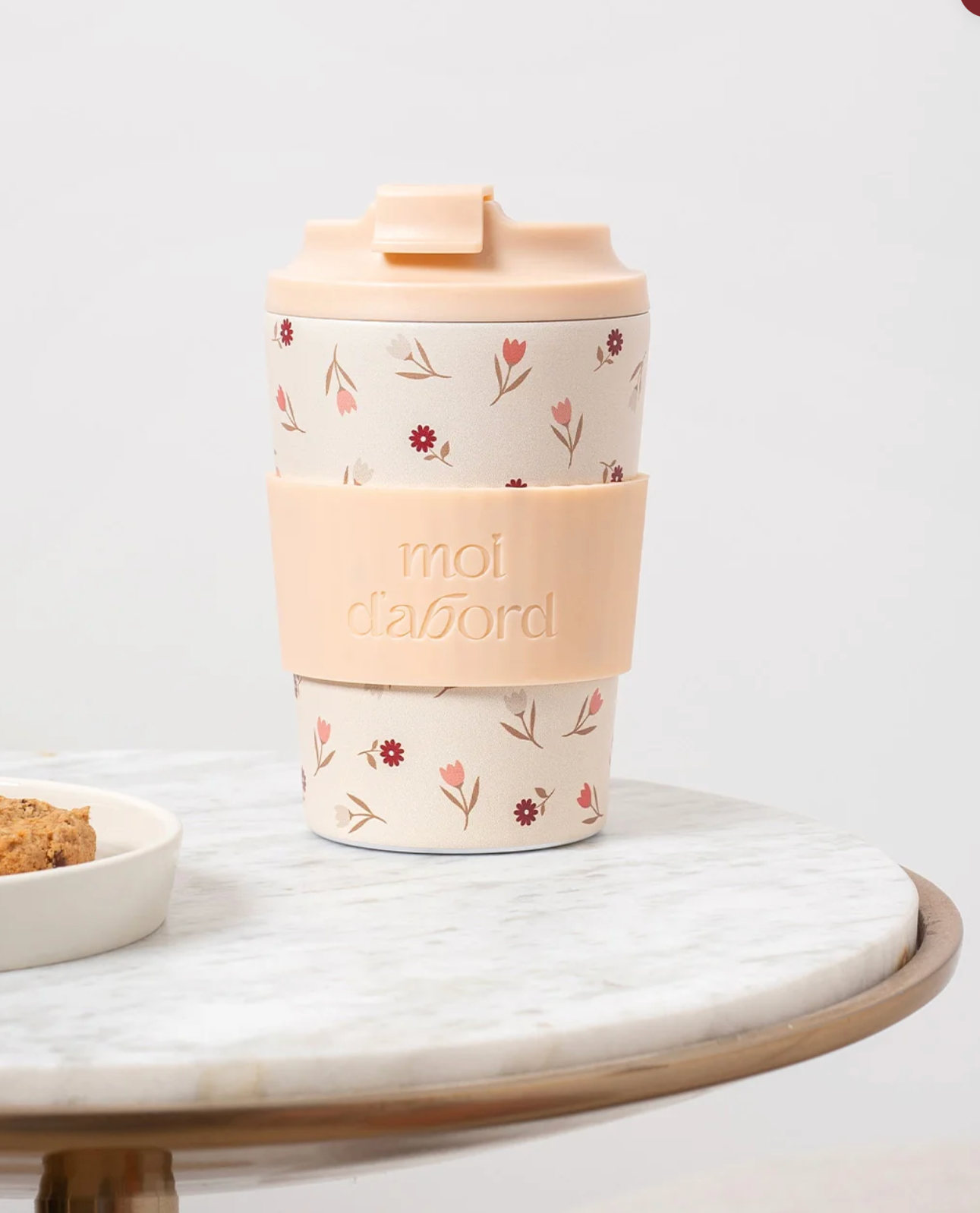 Moi D'abord - Tasse de voyage isotherme Mélange floral