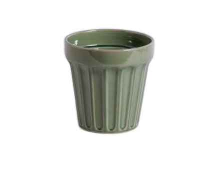 Cache-pot en céramique - Monza Vert - 4 pouces