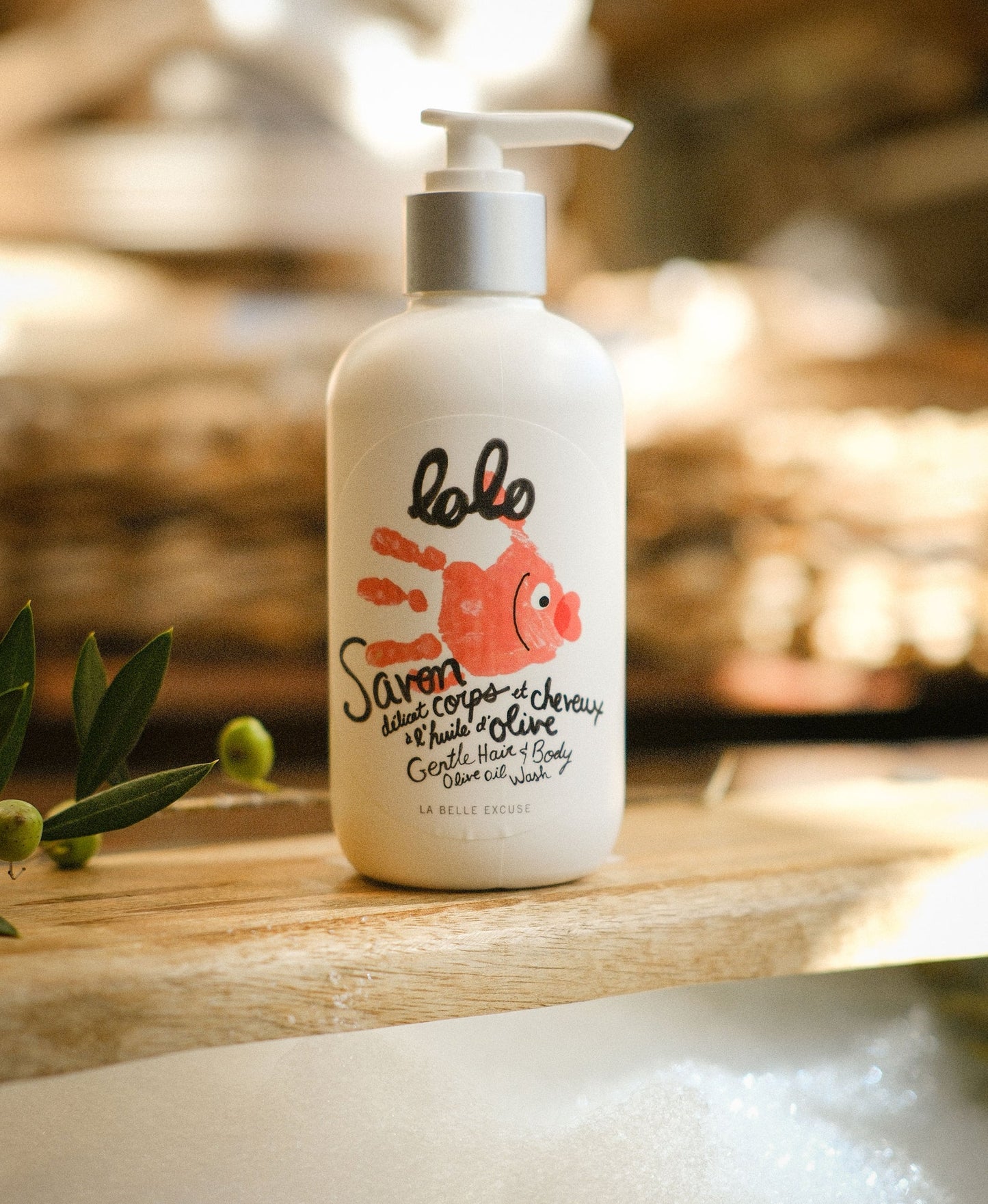LOLO - Savon Délicat Corps et Cheveux à L'huile D'olive