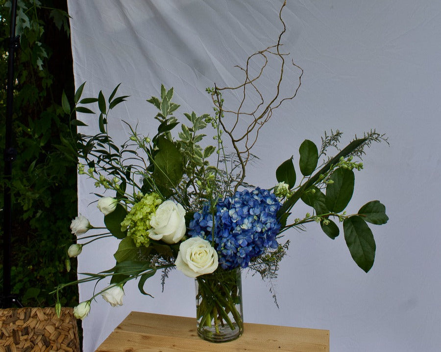Fleurs en vase pour funéraire - Ciel