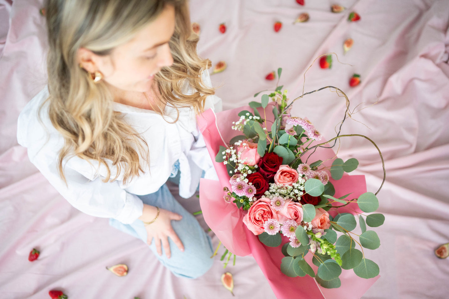 Bouquet Cœur de Fleurs - Format "Beaucoup d'Amour"