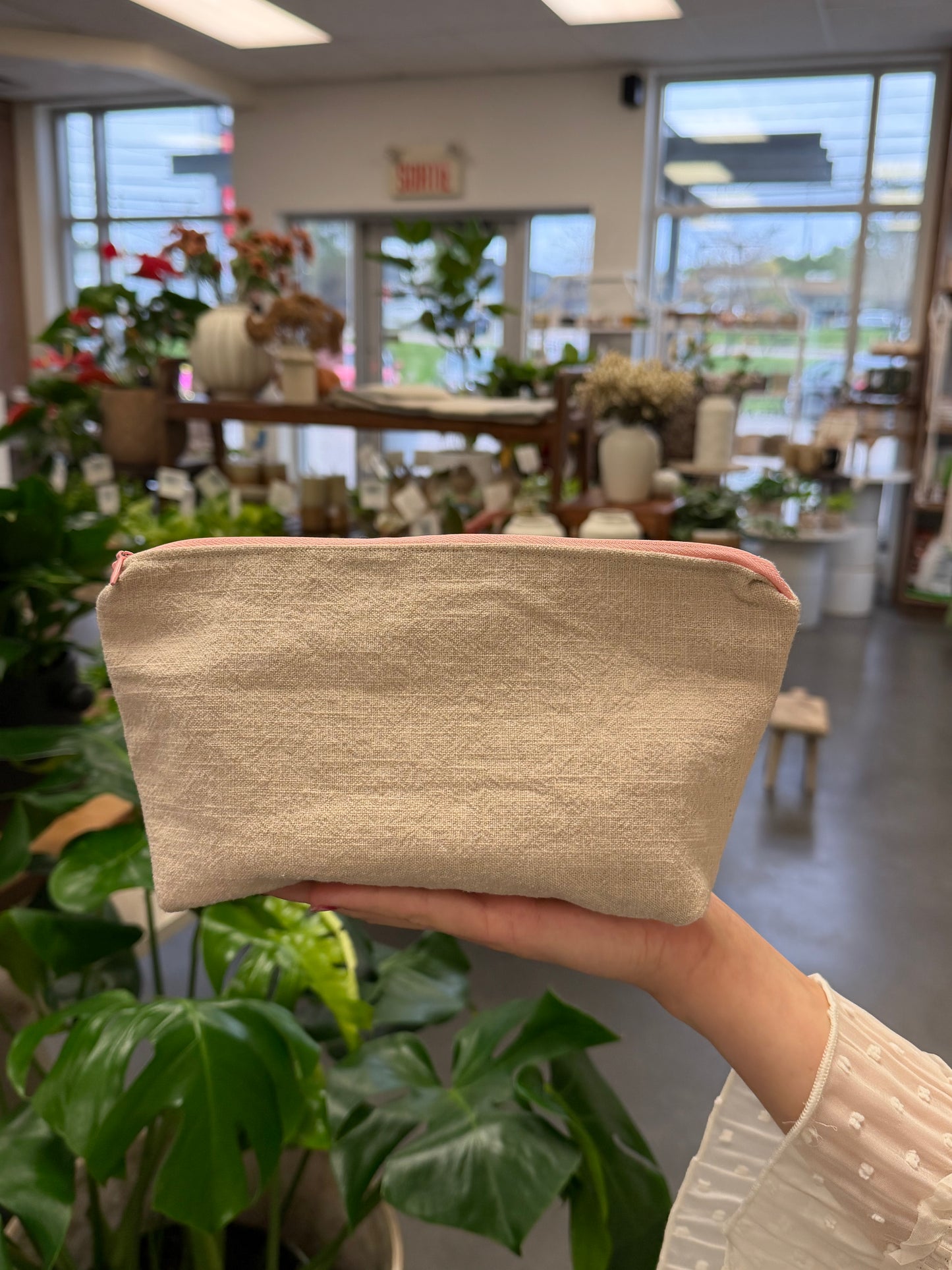 Pochette Choupie Crème - Faite à la main par MAHÉJA