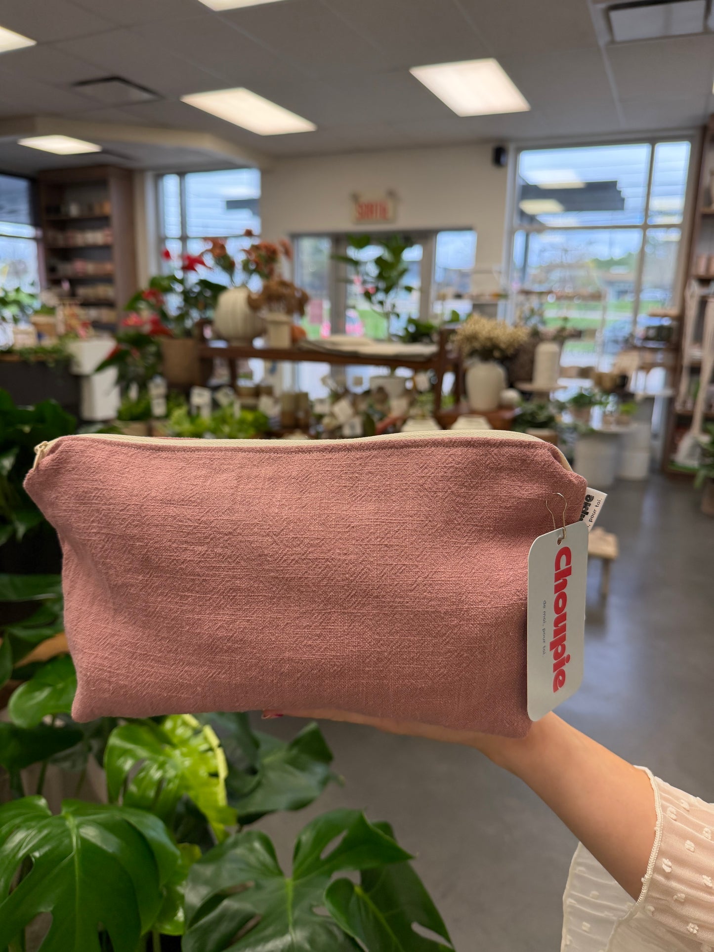 Pochette Choupie rose - Faite à la main par MAHÉJA