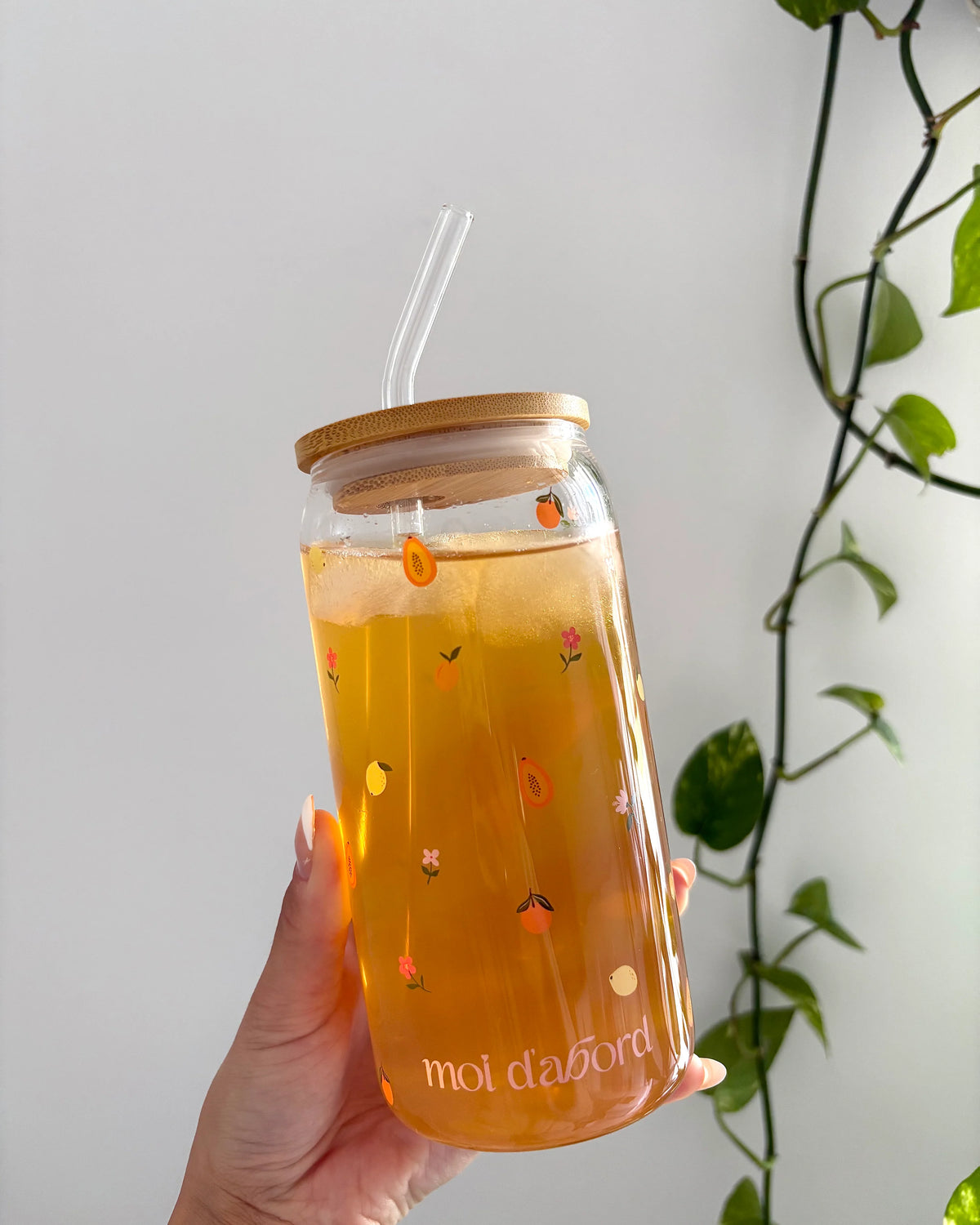 Moi D'abord - Tumbler en verre Punch tropical
