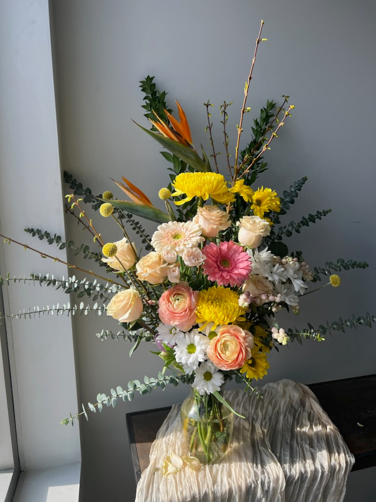 Réservation - Bouquet de fleurs au choix du fleuriste- Format Merci pour tout maman