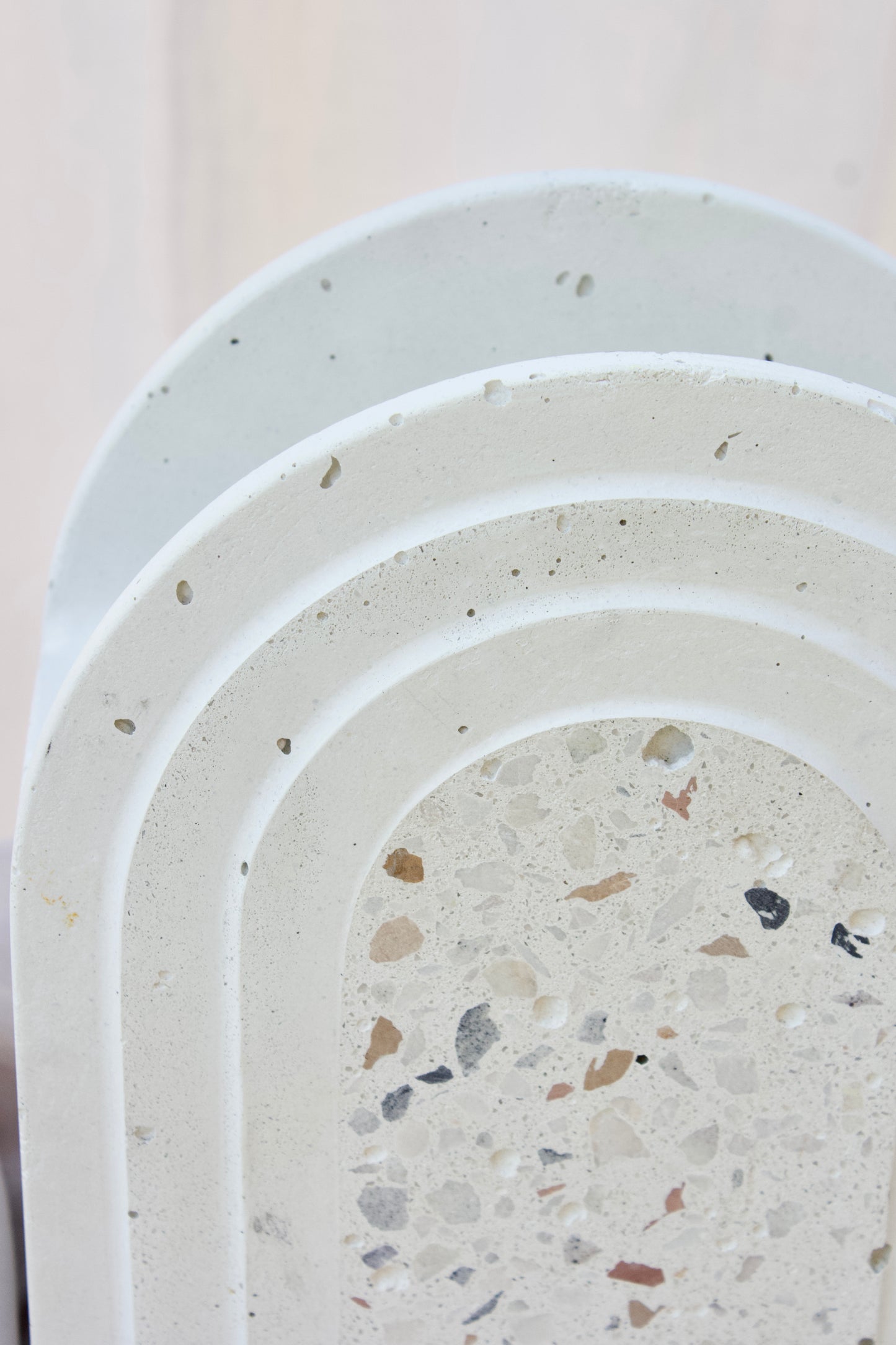 Cache-pot pour plantes - demi-lune
