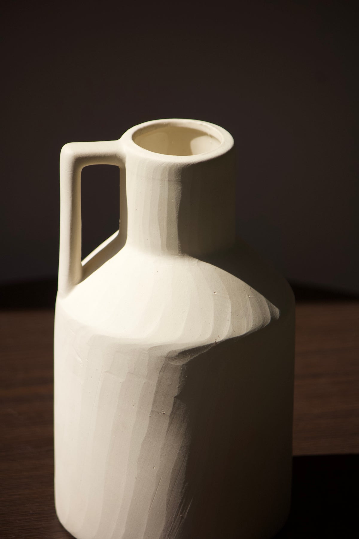 Vase Crème avec Anse