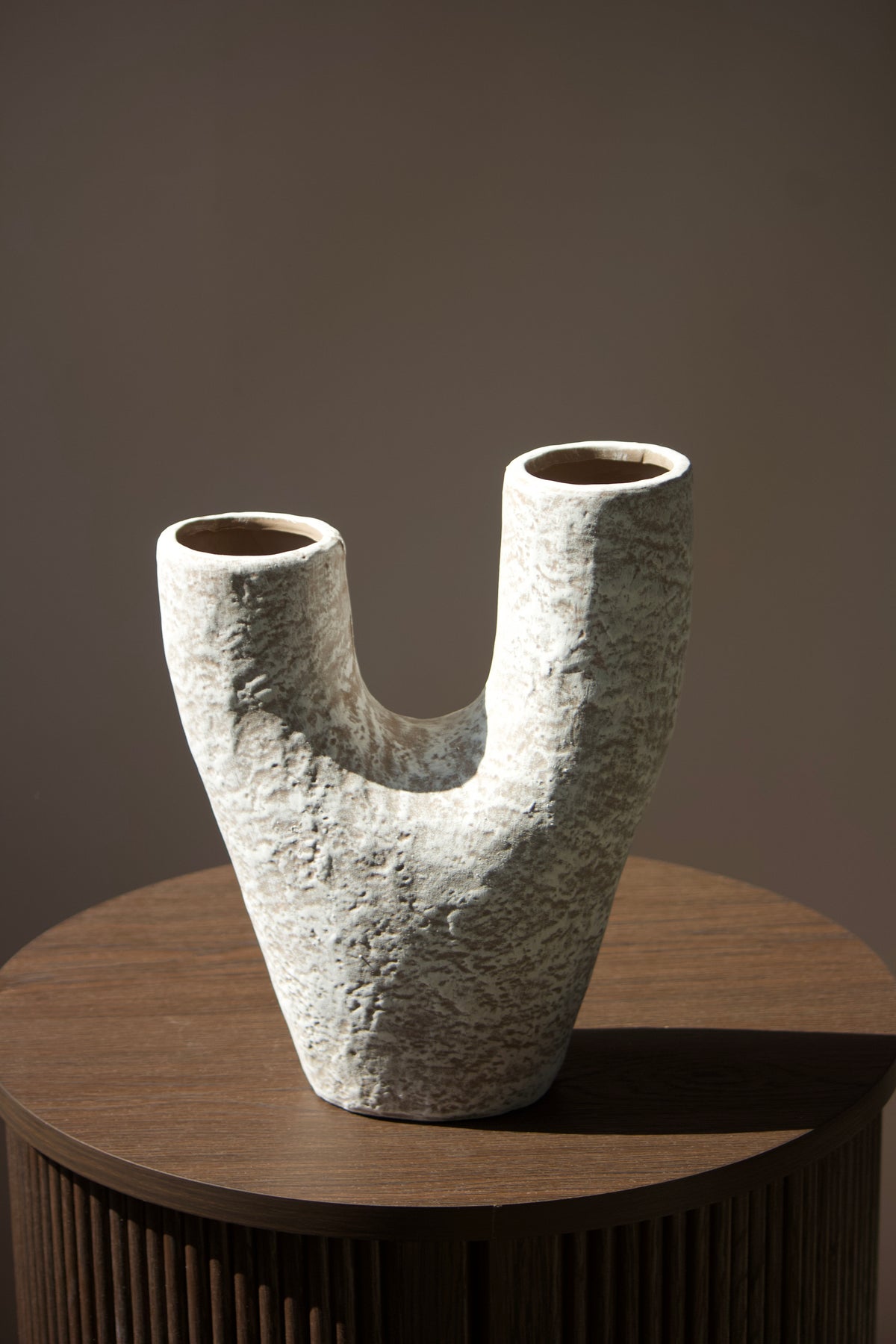 Vase - branches blanc
