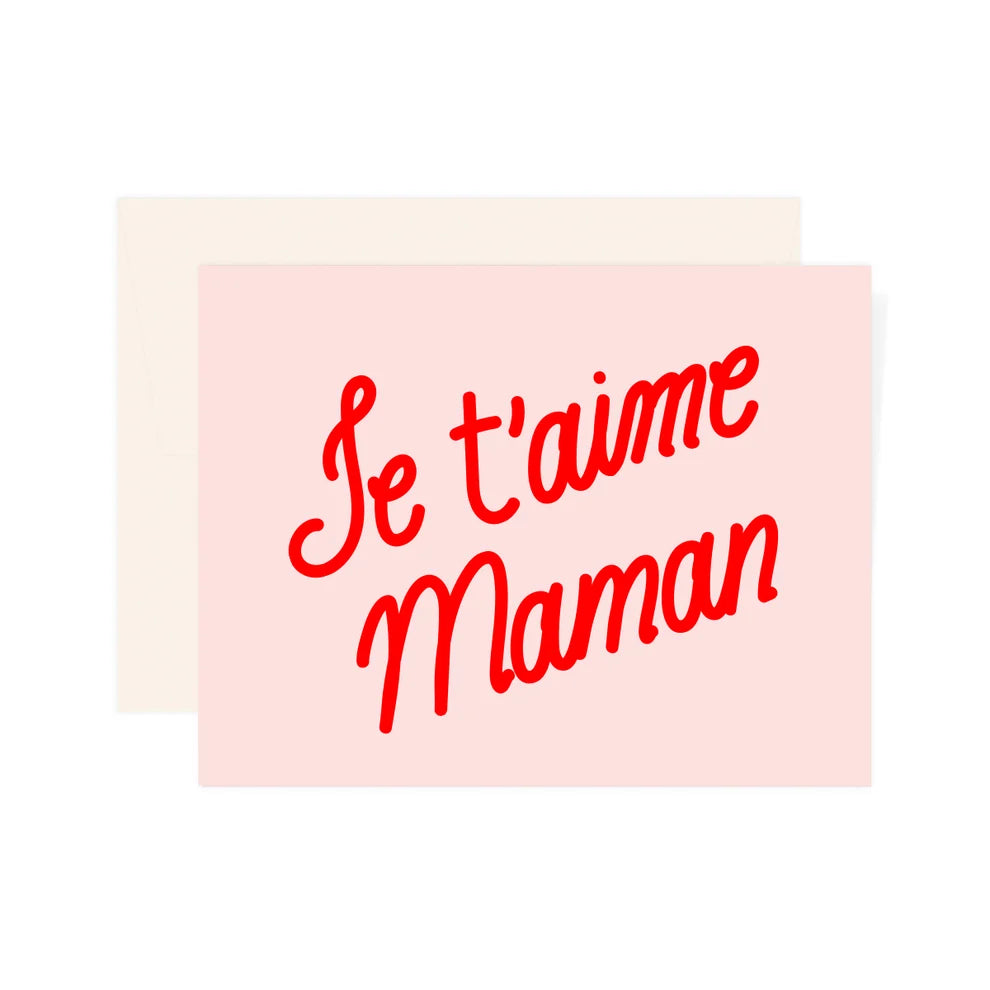 Carte - Je T'aime Maman - Paige and Willow