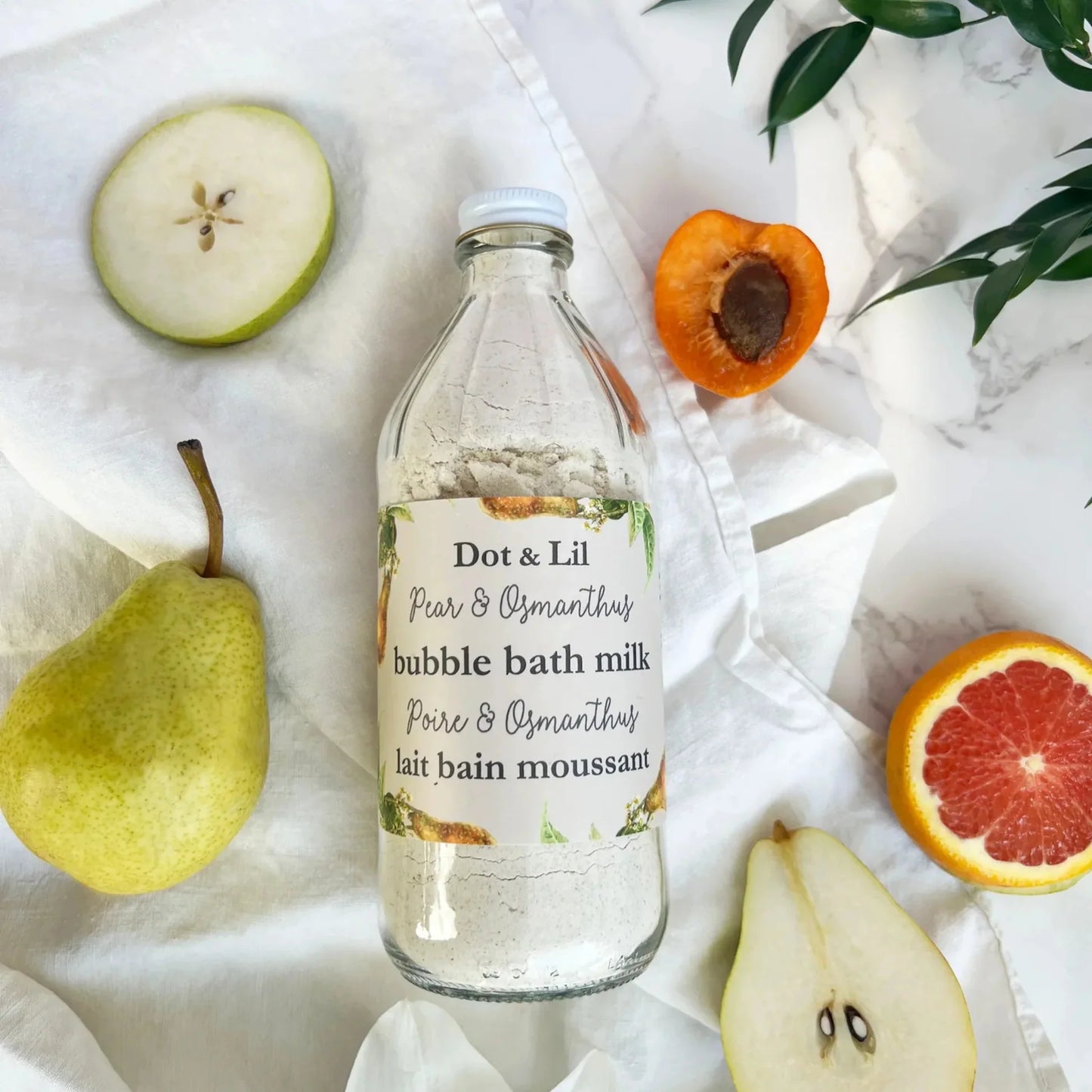 Dot and Lil - Lait de Bain Moussant - Poire et Osmanthus