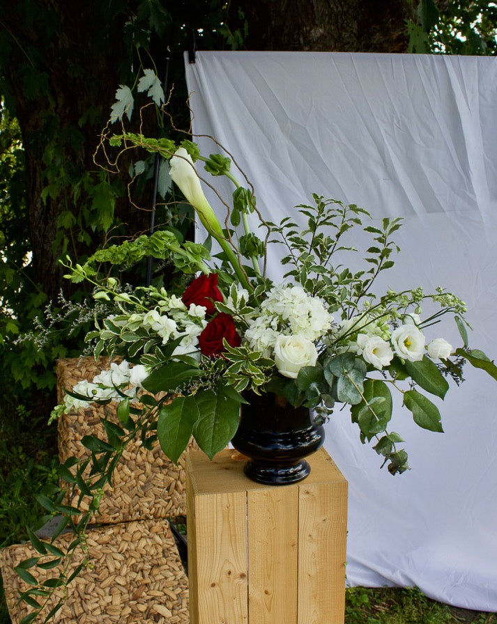Arrangement floral pour funérailles - Red