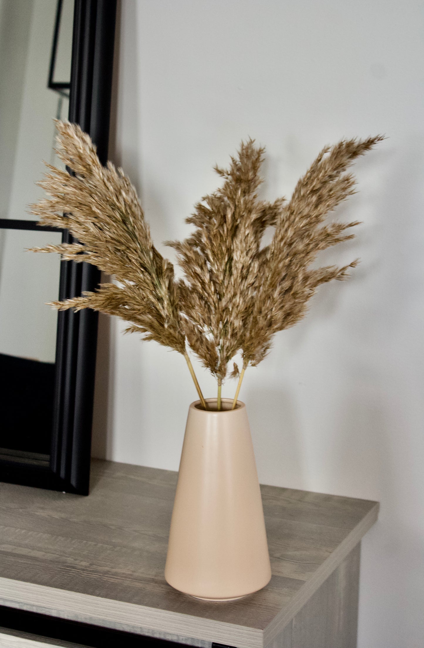 Vase à pampas - Beige