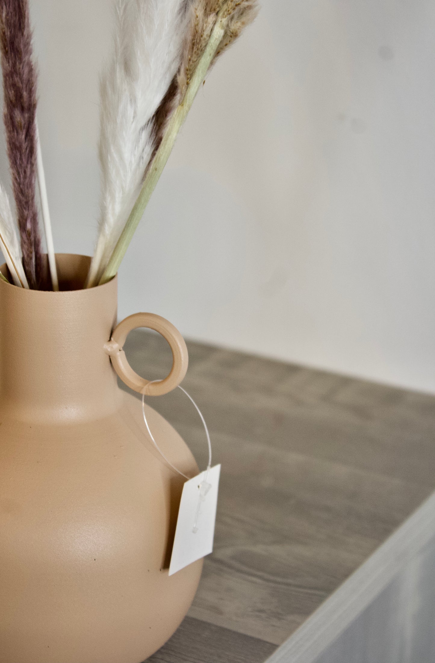 Vase en rond - beige