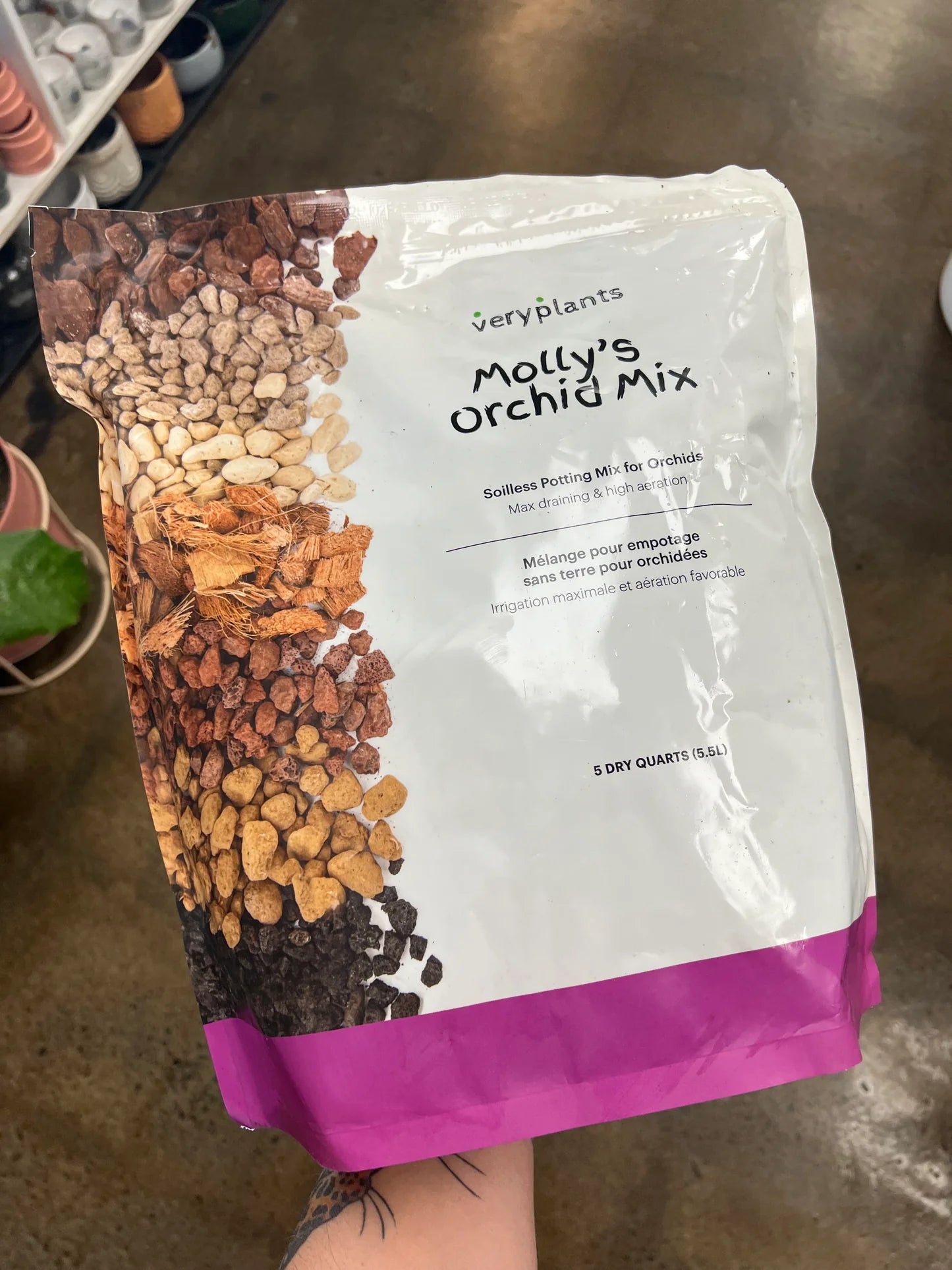 Terreau Molly's Orchid Mix - 5 Litres