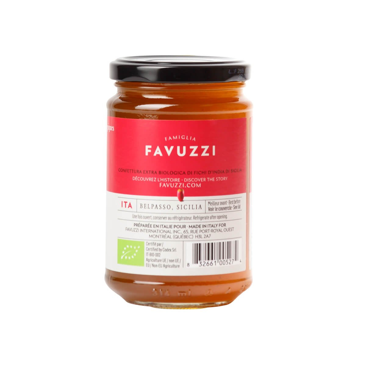 Favuzzi - Confiture extra de Poires Cactus Siciliennes