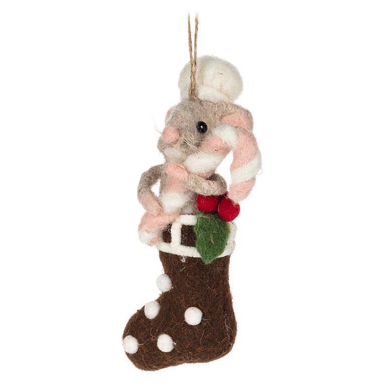 Souris - Bas de Noël