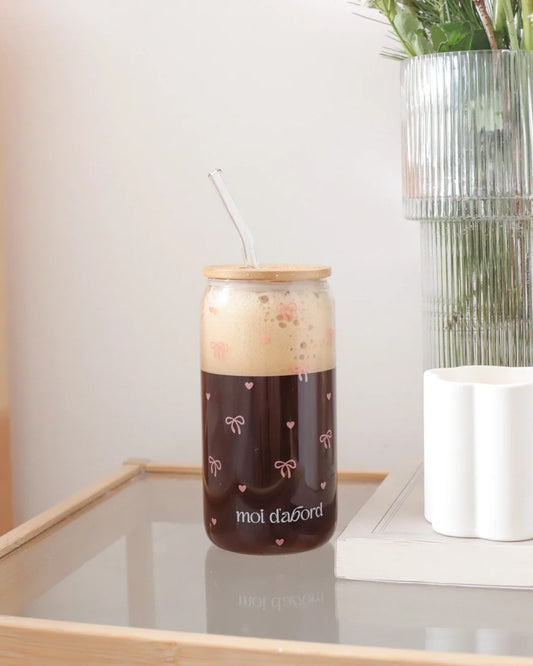 Moi D'abord - Tumbler en Verre Amour en Boucle