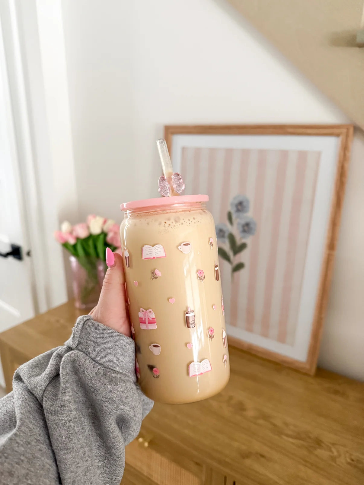 Alarocque Design- Verre 16 oz- Livres, Cafés