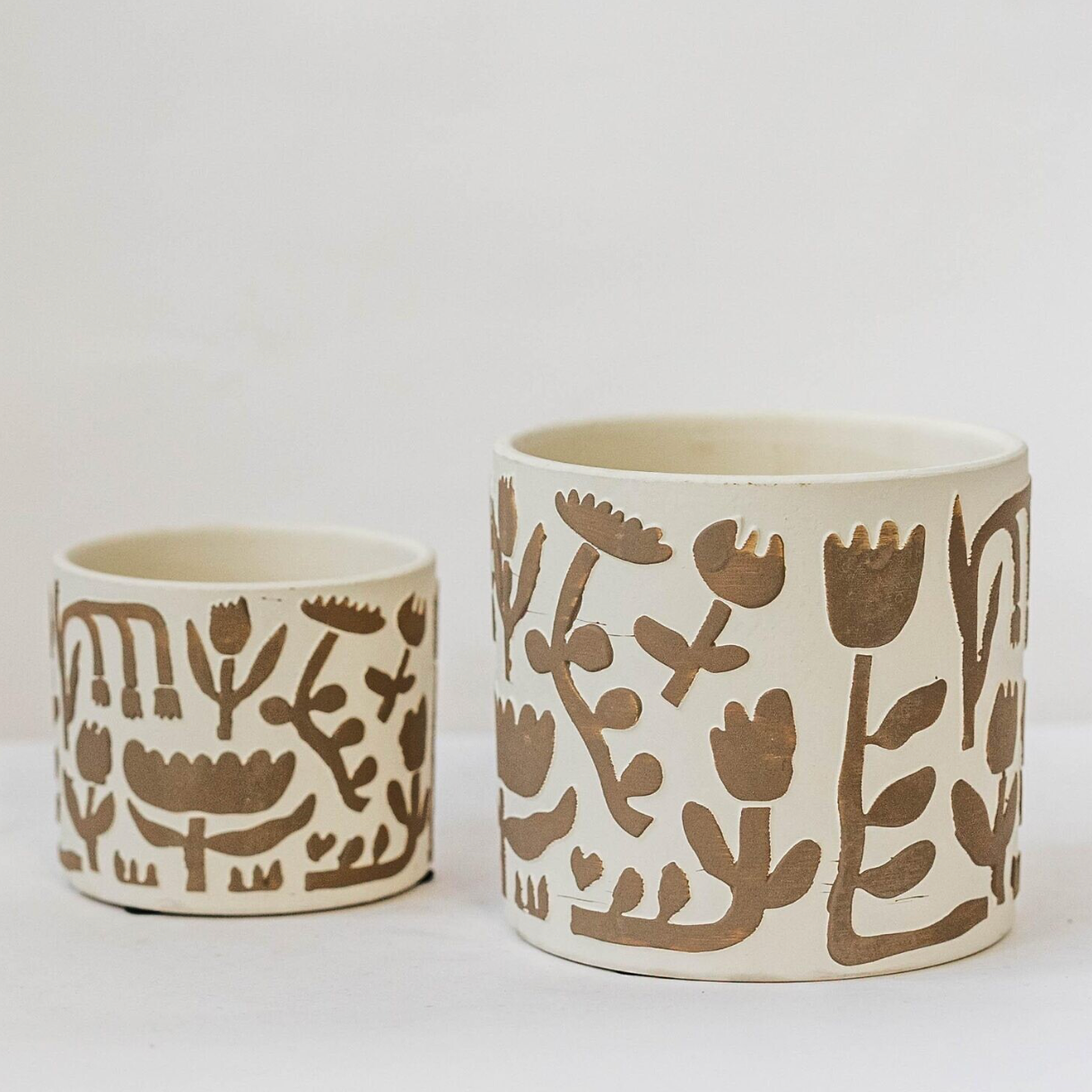 Cache-pot en céramique - Nova - 5 pouces