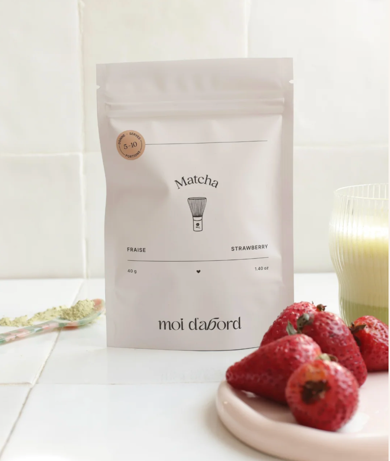 Thé Matcha - Fraise