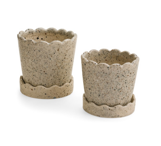Cache-pot en céramique - Oréo - 4 pouces
