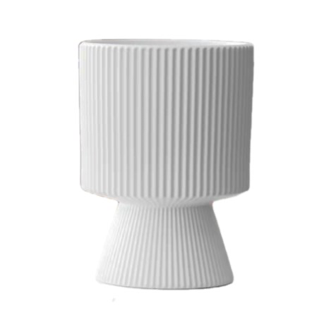 Cache-pot en céramique - Rauma Blanc - 6 pouces