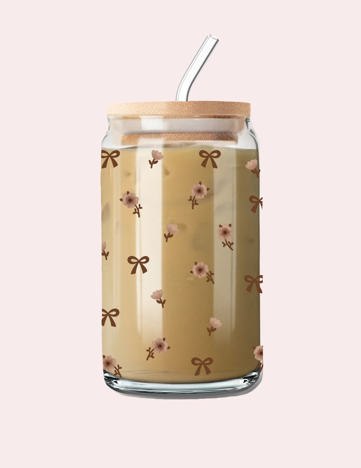 Alarocque Design - Verre 16 oz - Fleurs