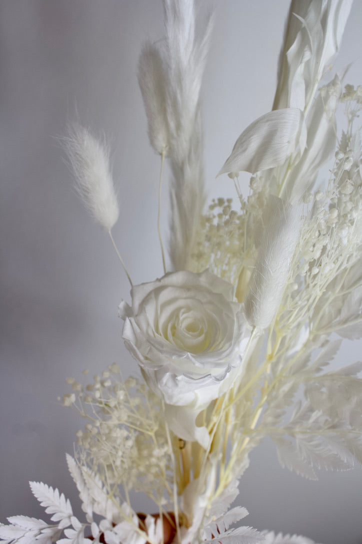 Fleurs pour toujours - All White