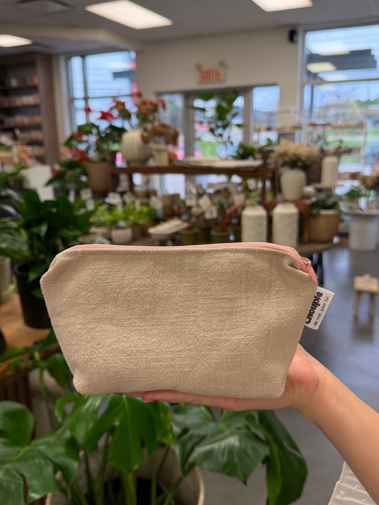 Pochette Choupie Crème - Faite à la main par MAHÉJA