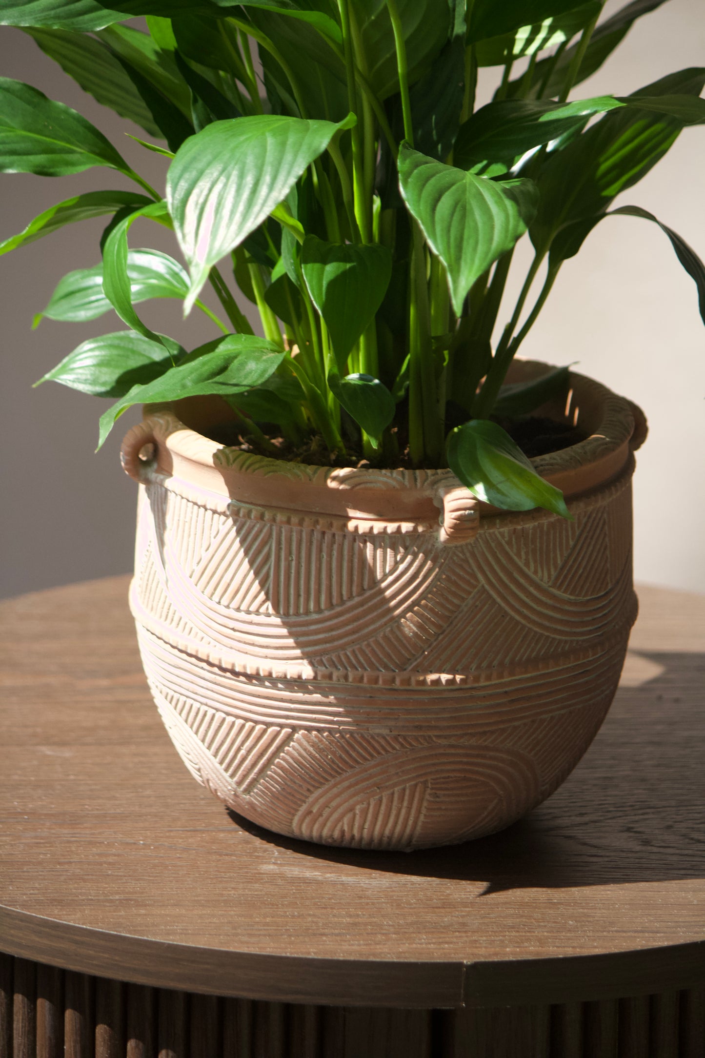 Cache-pot en céramique - Boho Terra cota - 6 pouces