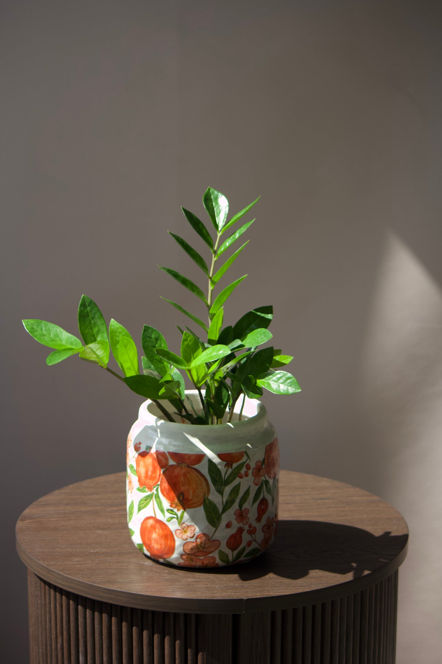 Cache-pot en céramique - Tangerine - 5,5 pouces