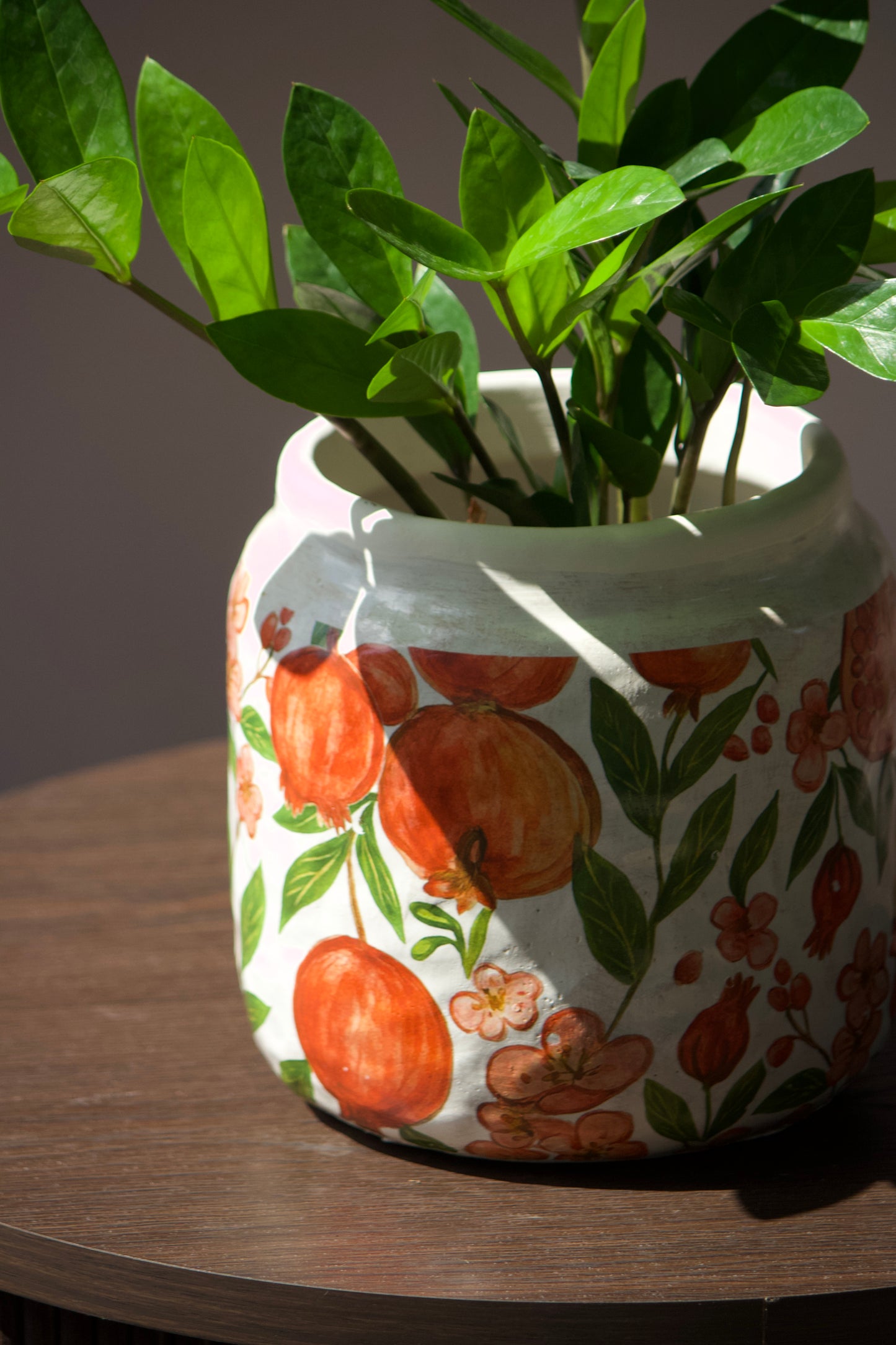 Cache-pot en céramique - Tangerine - 5,5 pouces