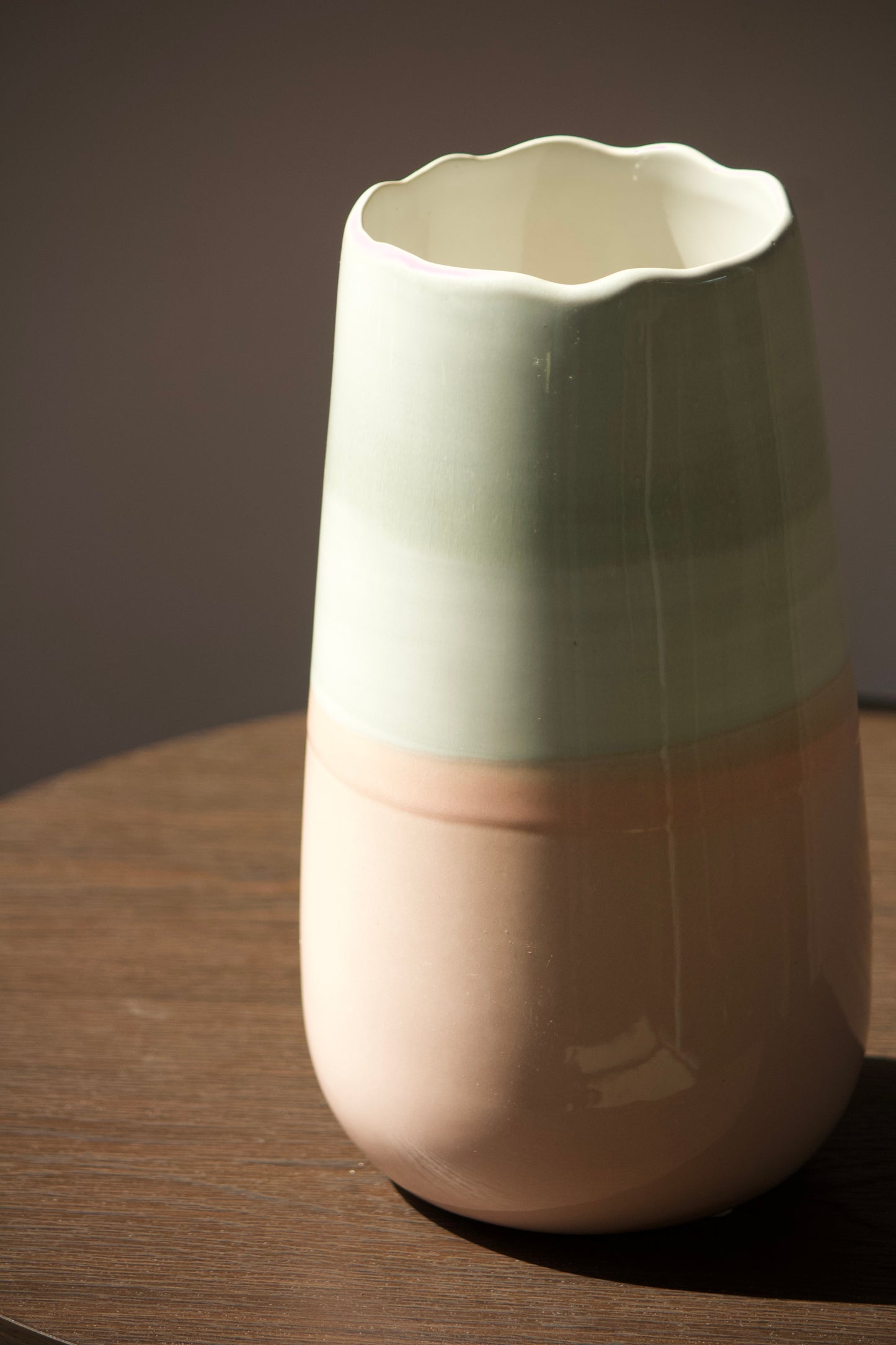 Vase Cute - Bleu & Rose