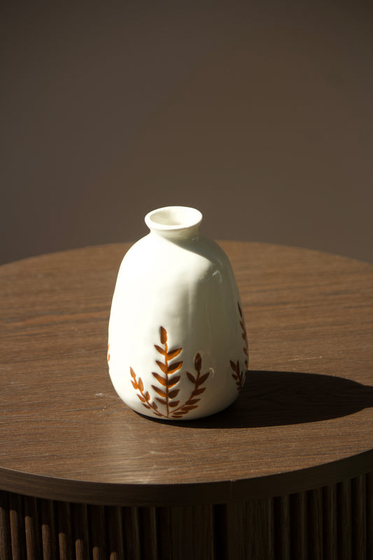 Vase Motifs Feuilles
