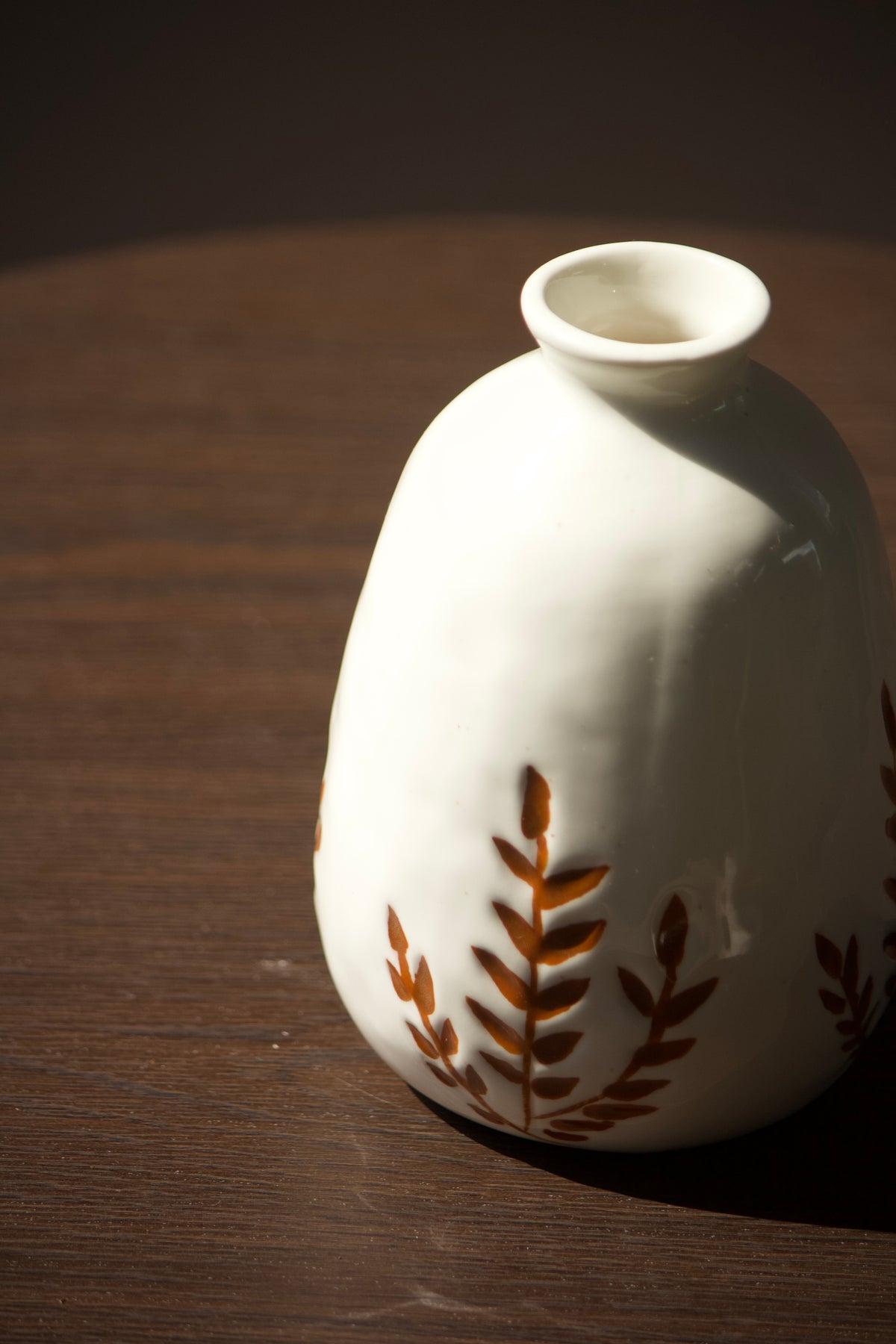 Vase Motifs Feuilles