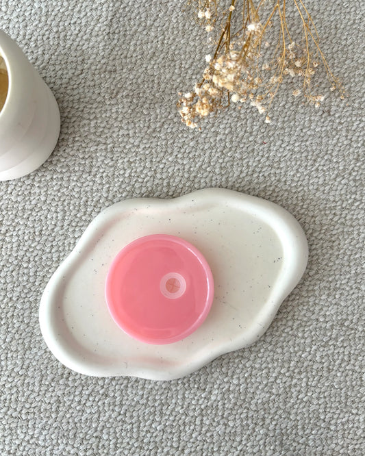 Moi D'abord - Couvercle pour Tumbler - Rose
