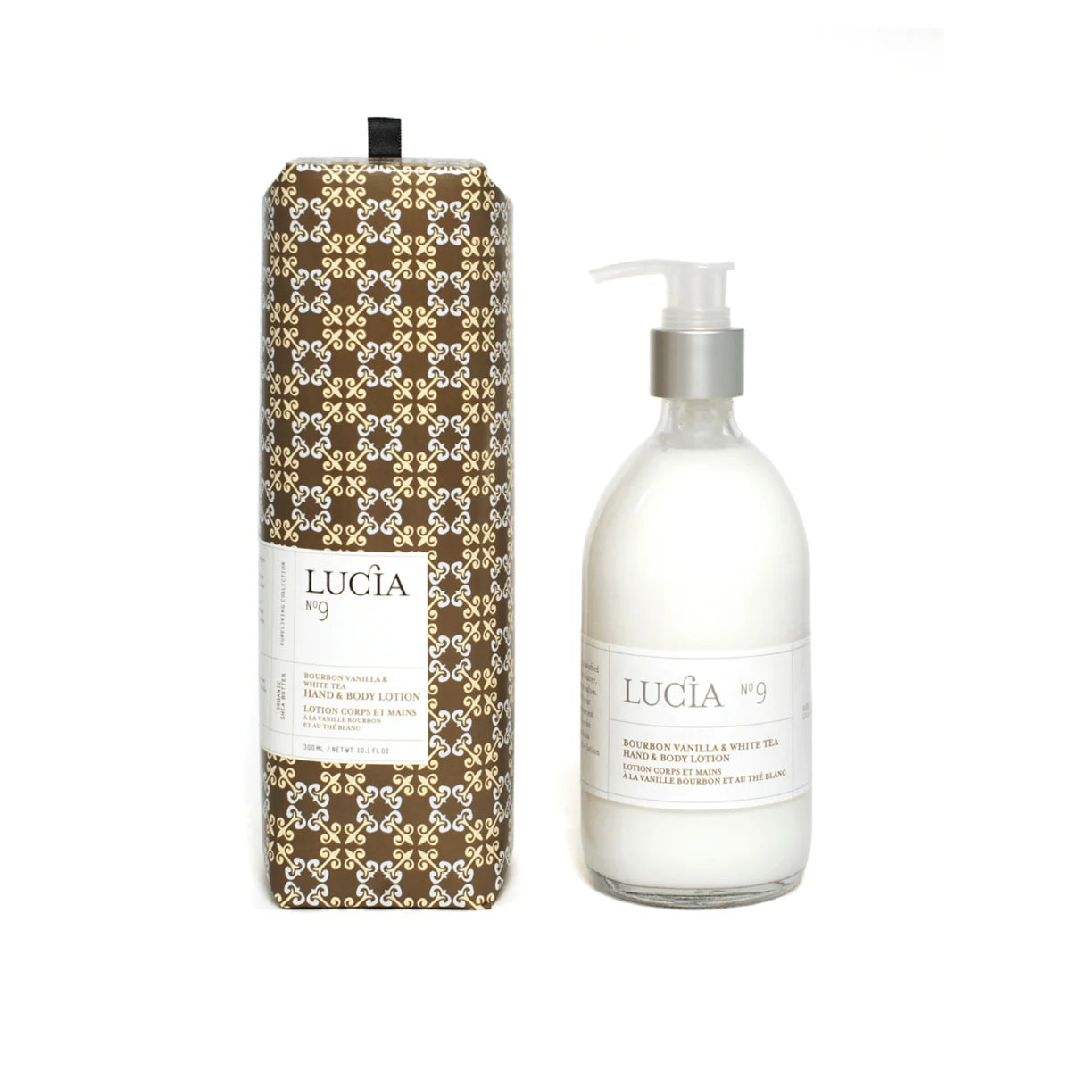 Lucia - N°9 Lotion Corps et Mains à la Vanille Bourbon et au Thé Blanc