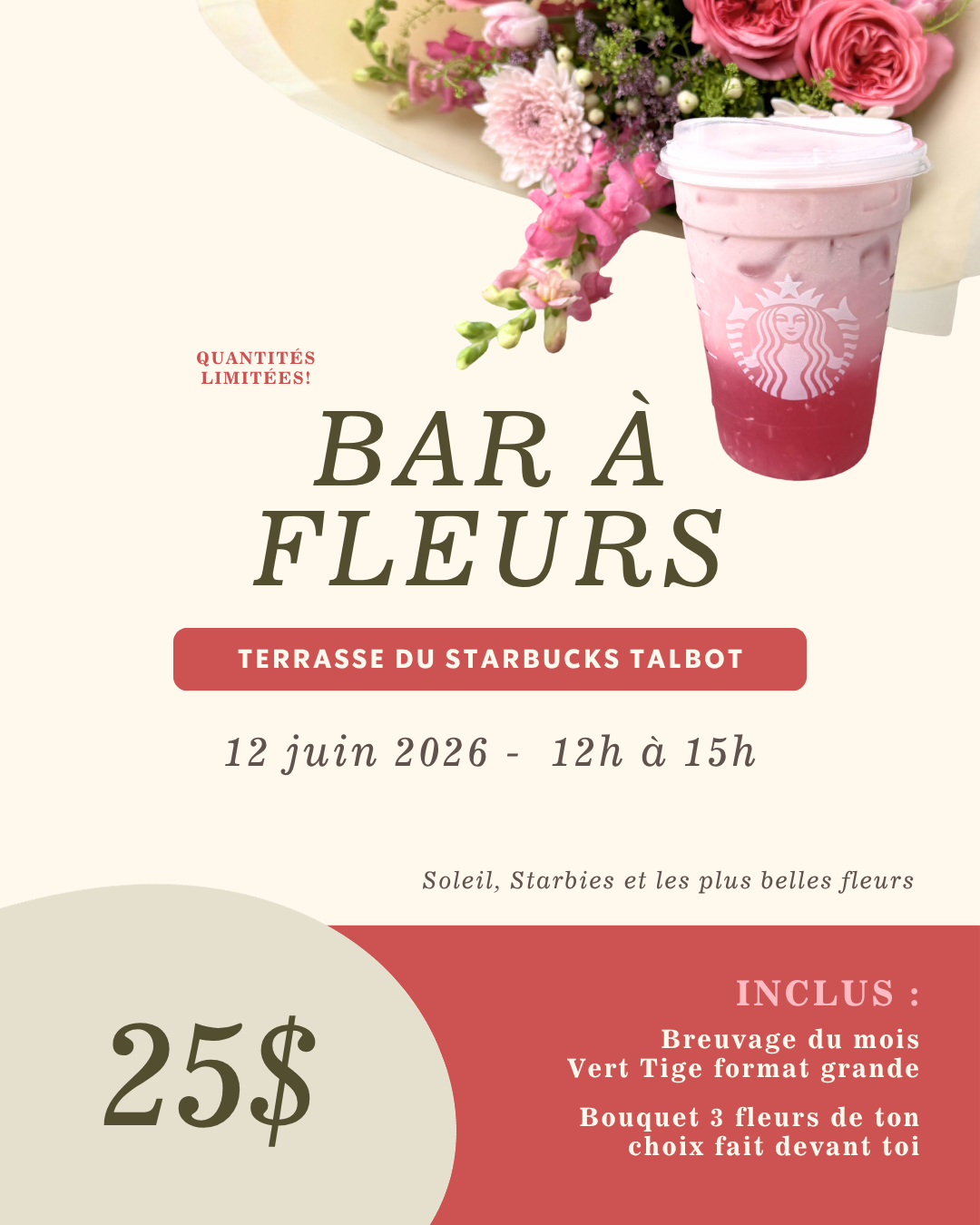 Billet Événement Starbucks x Vert Tige - 12 juin