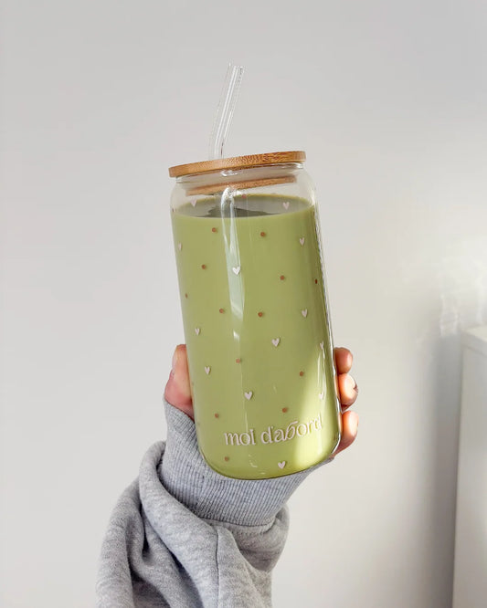 Moi D'abord - Tumbler en Verre Amour Picoté