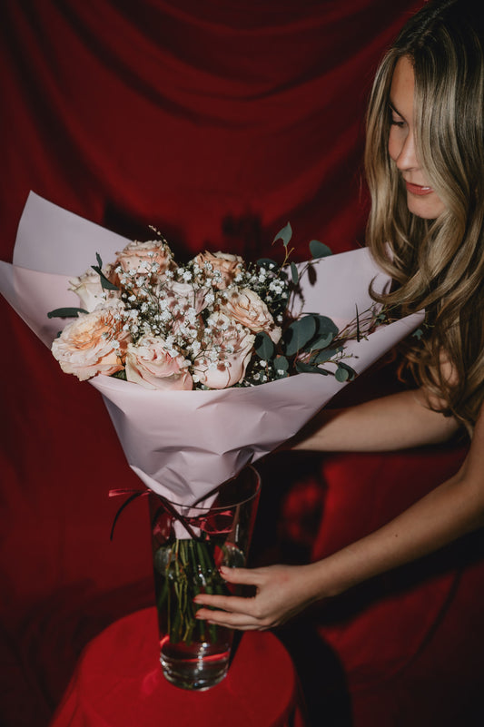 Bouquet de roses au choix du fleuriste - format à choisir
