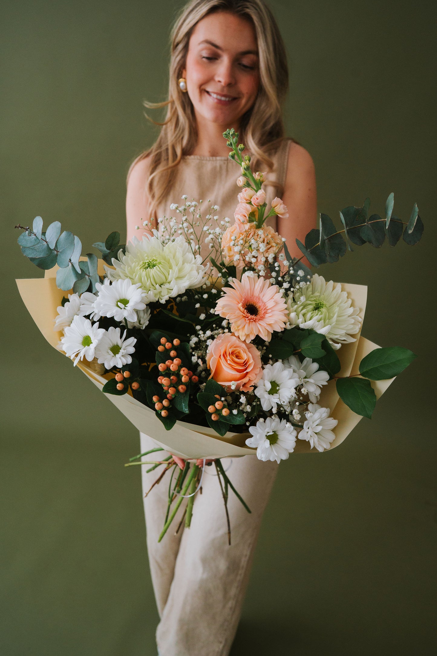 Bouquet Classique Vert Tige - Format à choisir
