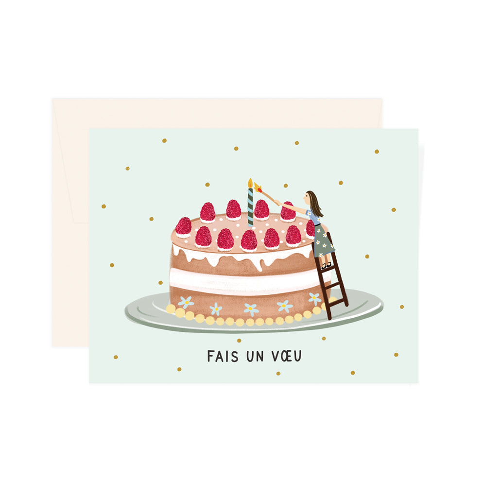 Carte - Fais un voeu - Paige and Willow