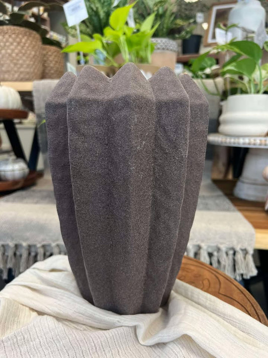 Vase Brun en céramique