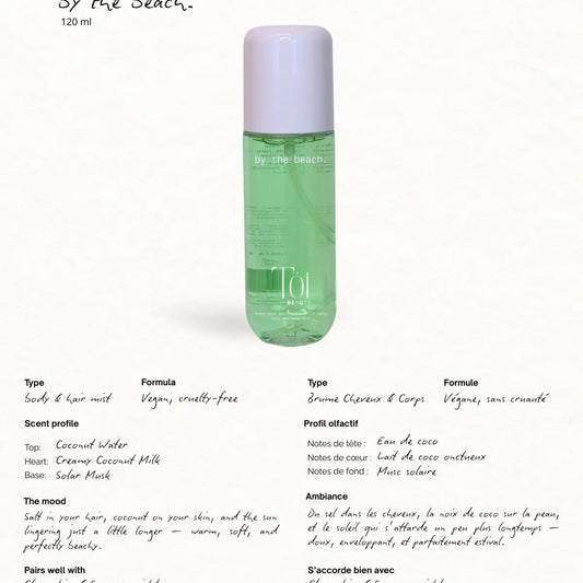 Toi Beauty - Au Bord de la Mer - Brume Cheveux et Corps