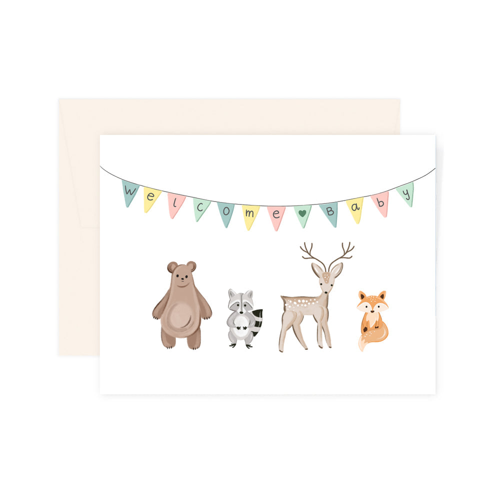 Carte - Welcome Baby - Paige and Willow